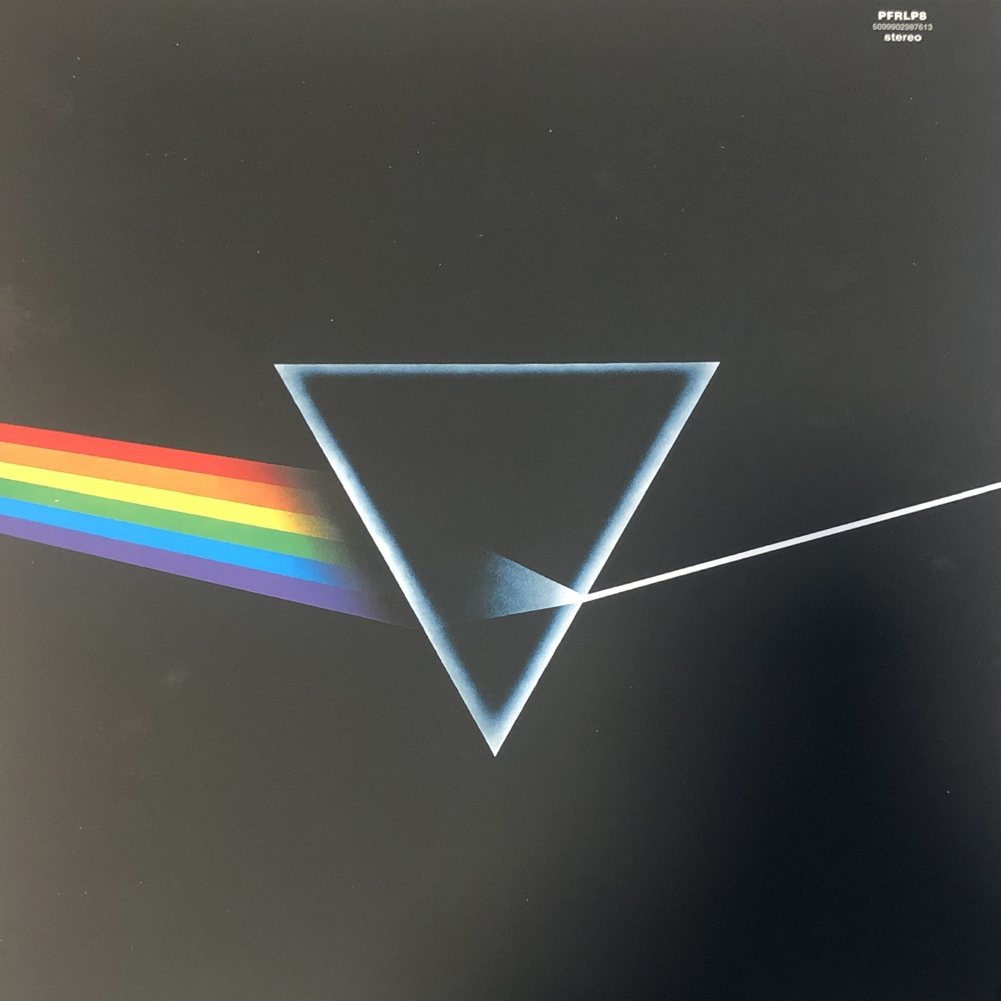 Back cover for album 'The Dark Side Of The Moon"